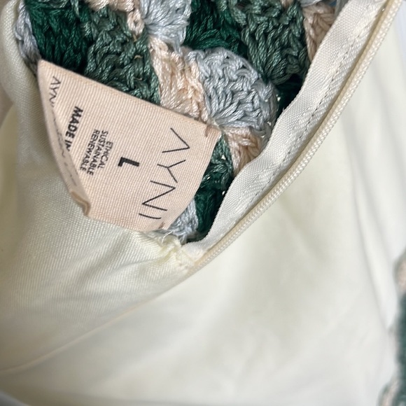 Ayni Crochet Halter Maxi Dress sz L NWT 539$ - Picture 9 of 9